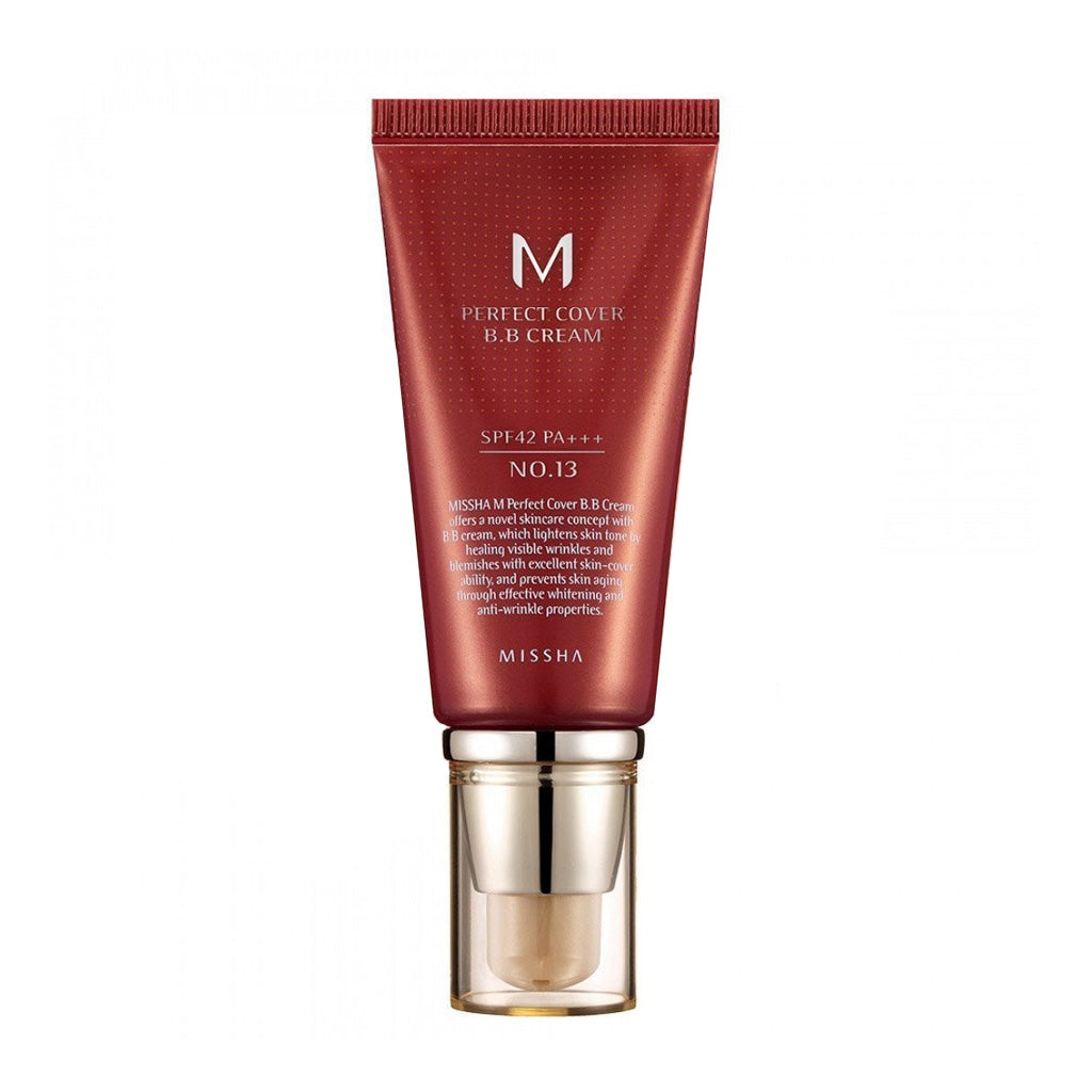  ميشا بي بي كريم مناسب لجميع البشرات 50 مل MISSHA M Perfect Cover BB Cream 50mL — درجة 13