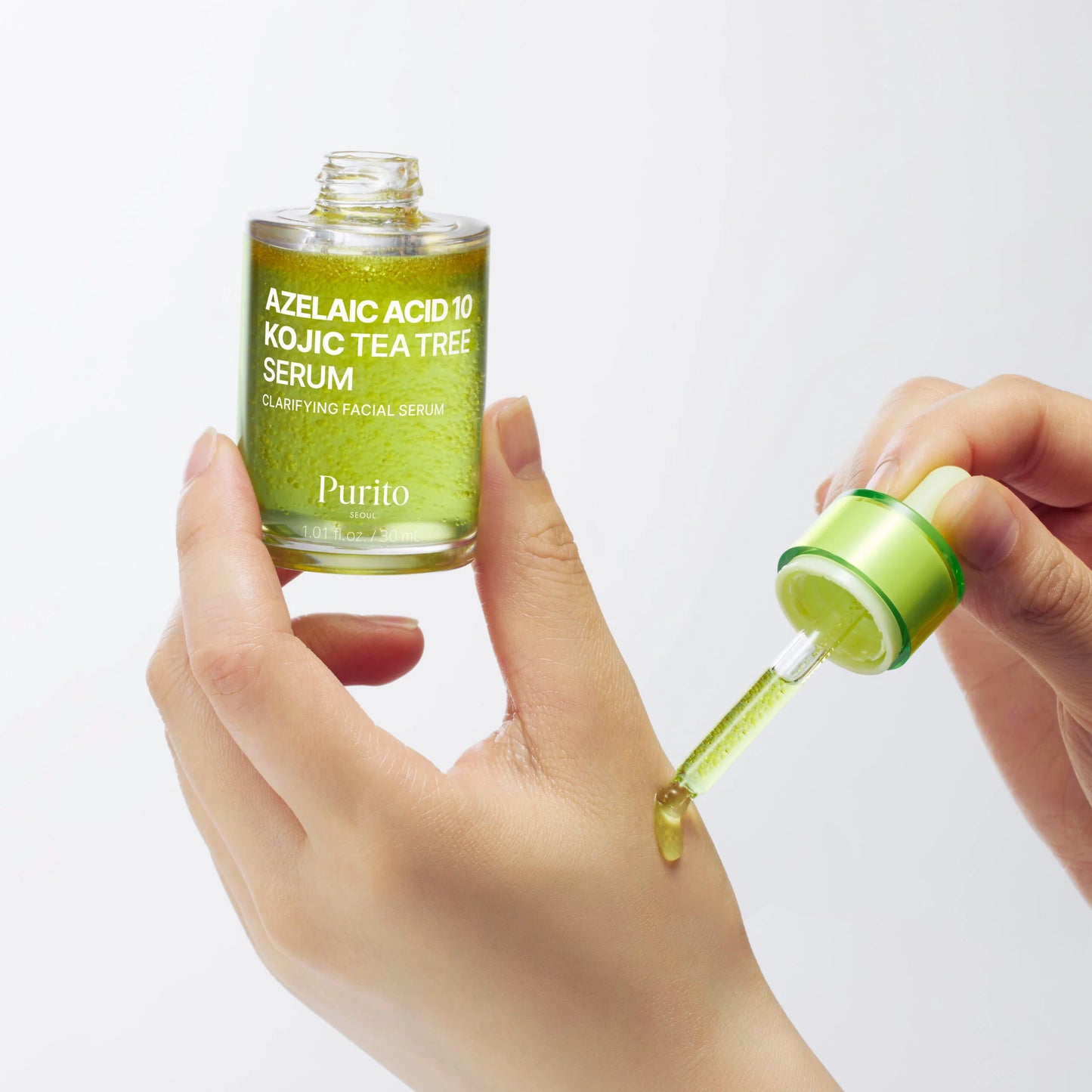 سيروم النقاء والصفاء من بيوريتو (حمض الأزيليك + كوجيك + شجرة الشاي)