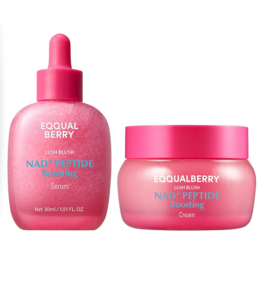 مجموعة إكوال بيري المعزز بالببتيدات لإشراقة وتجديد البشرة