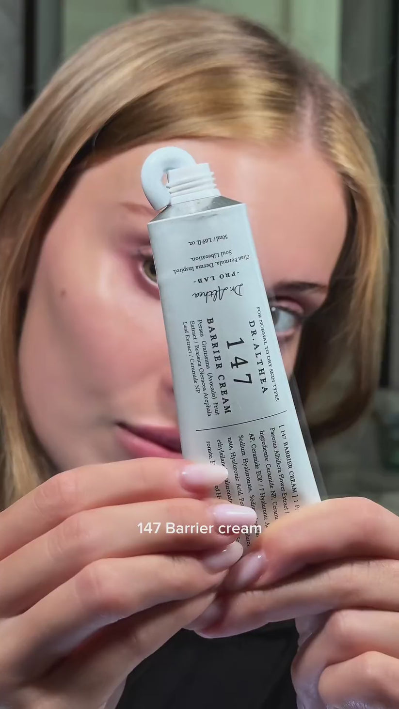 Dr. Althea 147 Barrier Cream كريم لترميم حاجز البشرة — فيديو